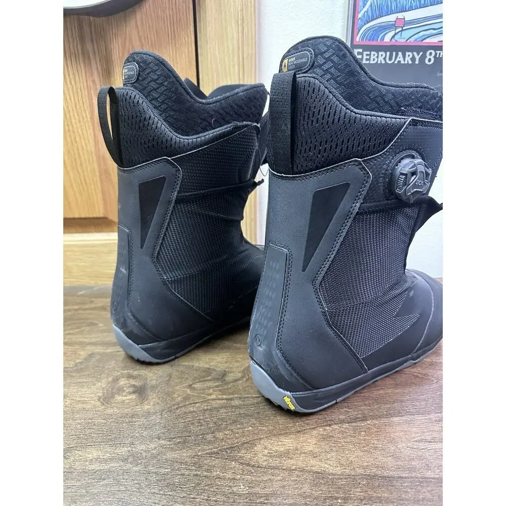 Nidecker Index Dual BOA Snowboard Boots Black - Used 2-3 Days Never Heat Molded